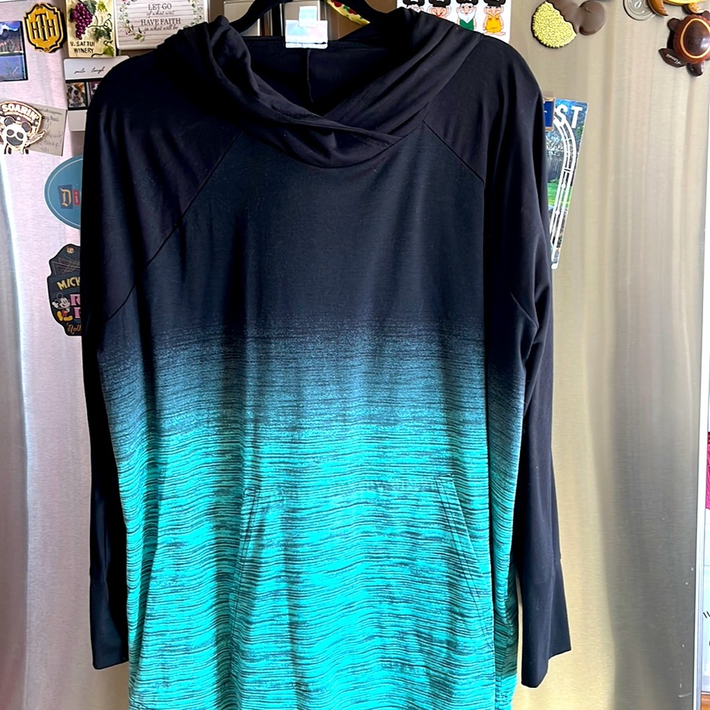 Lularoe ombré hoodie 2x